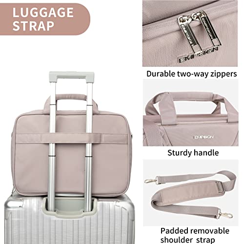 Dusty Pink Designer Laptop Bag - RFID Pockets