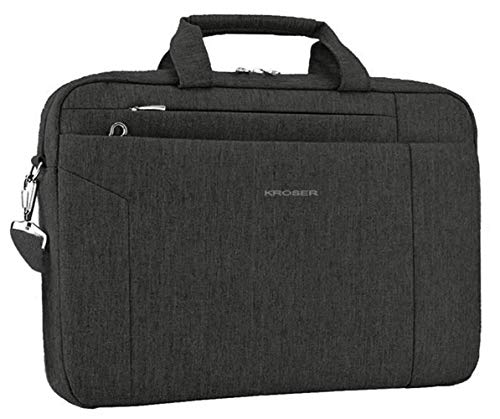 KROSER 15.6" Laptop Bag: Waterproof Shoulder Handbag