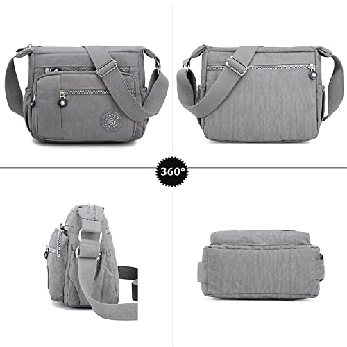 Ecohaso Gray Designer Crossbody Bag
