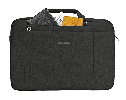 KROSER 15.6" Laptop Bag: Waterproof Shoulder Handbag