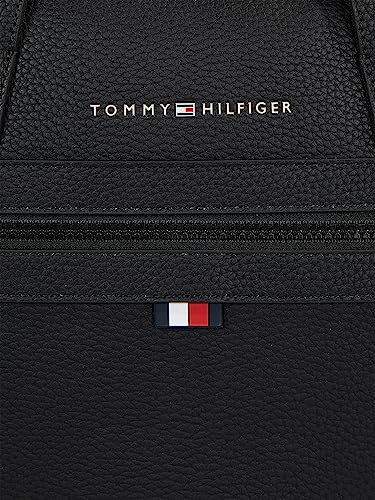 Tommy Hilfiger Men's Black Essential PU Computer Bag