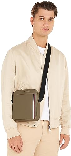 Tommy Hilfiger Khaki Mini Reporter Handbag