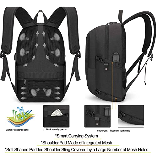 Tzowla USB Charging Laptop Backpack for Work or College