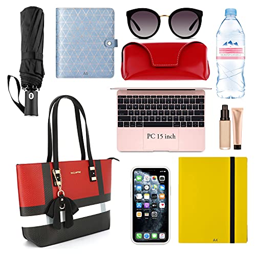 Red Butterfly Tote: Stylish & Spacious Designer Handbag