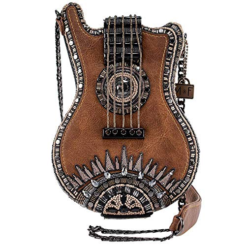 Mary Frances Beaded Guitar Handbag