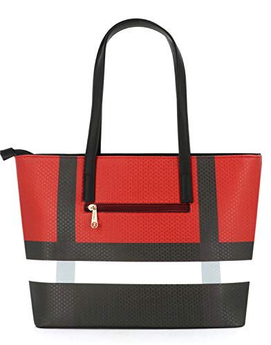 Red Butterfly Tote: Stylish & Spacious Designer Handbag