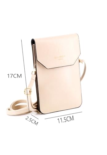 Gallantry Small Beige Designer Handbag - Phone Bag