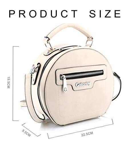 Beige Gallantry Designer Handbag for Women's Shoulders