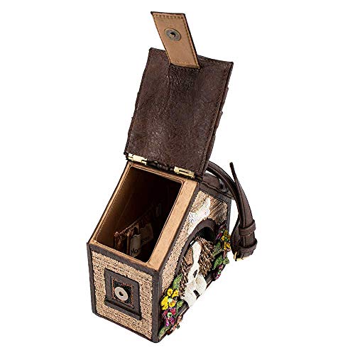 Mary Frances Multicolor Ruff House Top Handle Bag