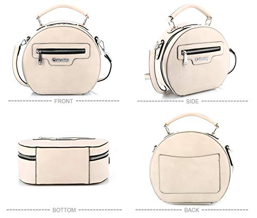 Beige Gallantry Designer Handbag for Women's Shoulders