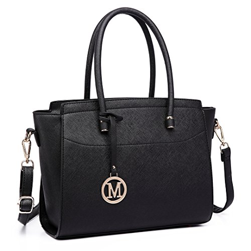 Miss Lulu Damen Classic Winged Shoulder Handbag Large