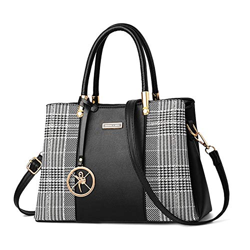 Elegant Leather Designer Handbag with Top Handle