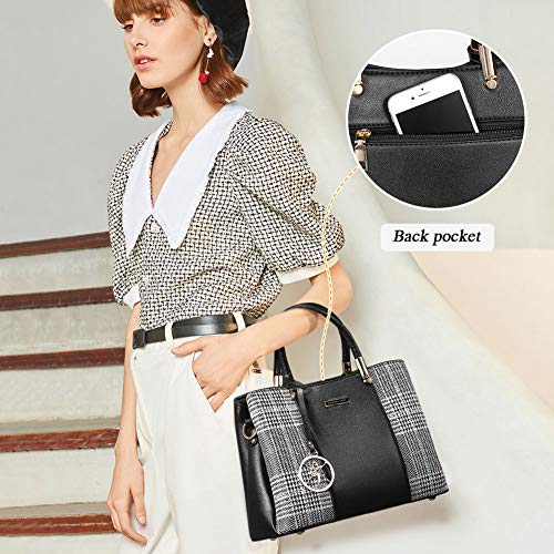 Elegant Leather Designer Handbag with Top Handle