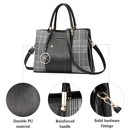 Elegant Leather Designer Handbag with Top Handle