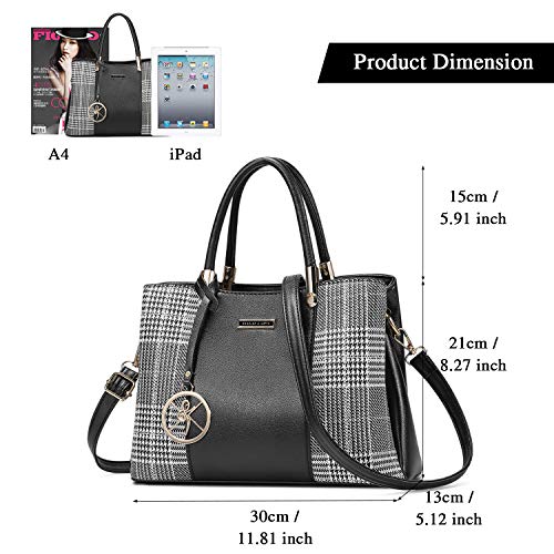 Elegant Leather Designer Handbag with Top Handle