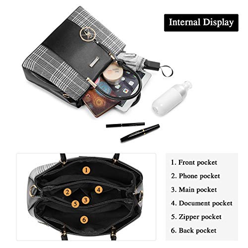 Elegant Leather Designer Handbag with Top Handle