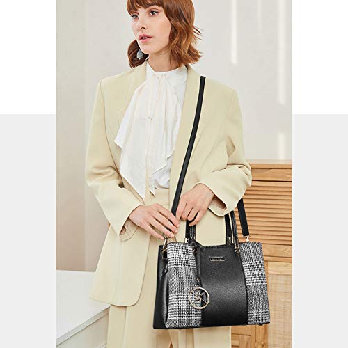 Elegant Leather Designer Handbag with Top Handle
