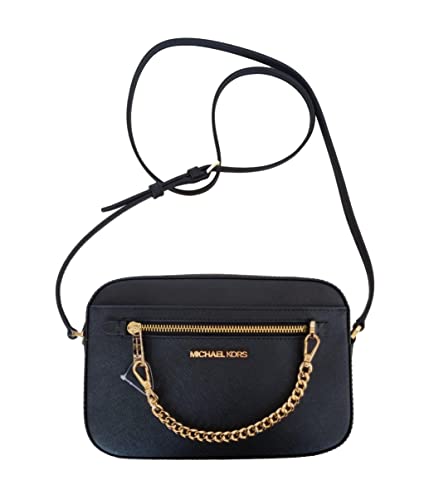Michael Kors Black East West Chain Crossbody Handbag