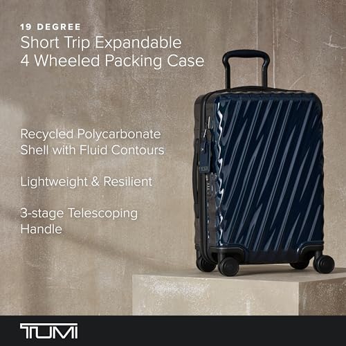 TUMI Navy 19 Degree Polycarbonate 4-Wheel Packing Case