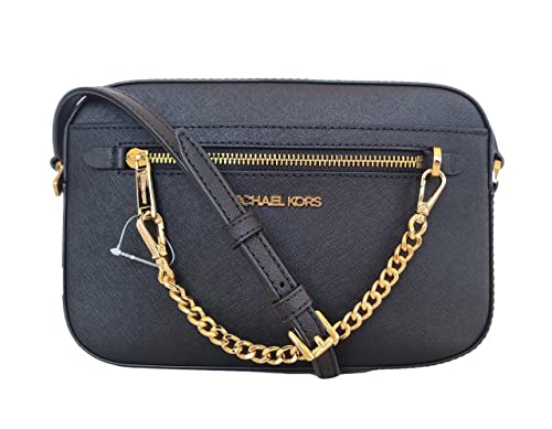 Michael Kors Black East West Chain Crossbody Handbag