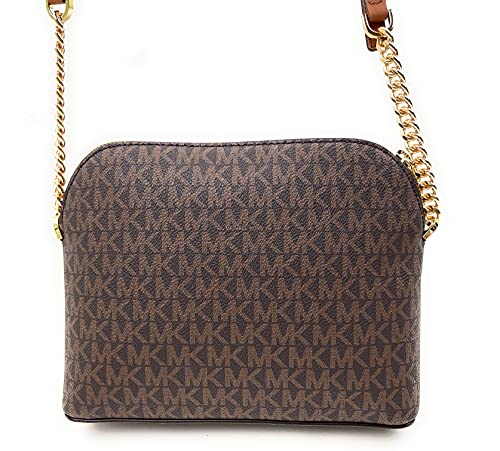 Michael Kors Brown Leather Crossbody Handbag