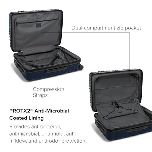 TUMI Navy 19 Degree Polycarbonate 4-Wheel Packing Case