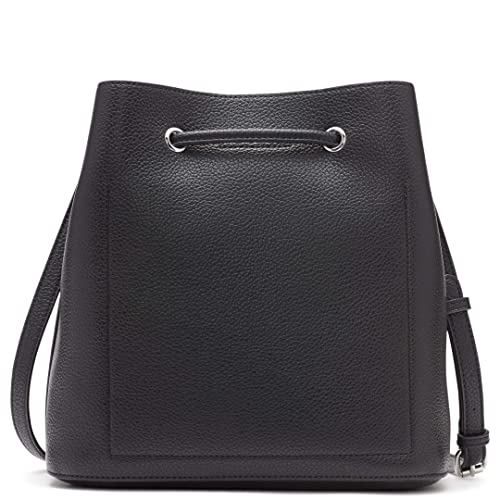 Calvin Klein Gabrianna Bucket Shoulder Handbag - Black/Silver