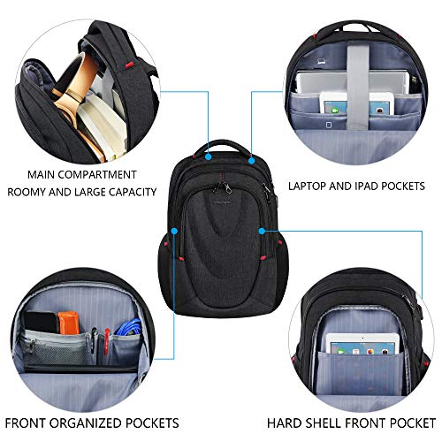 KROSER Laptop Backpack: 15.6 Inch Water-Repellent Designer Handbag