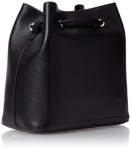 Calvin Klein Gabrianna Bucket Shoulder Handbag - Black/Silver