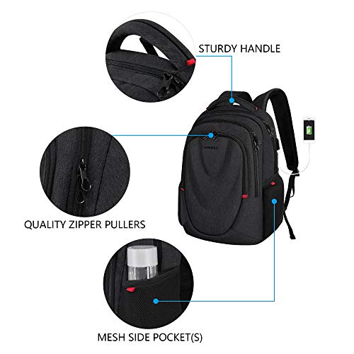 KROSER Laptop Backpack: 15.6 Inch Water-Repellent Designer Handbag