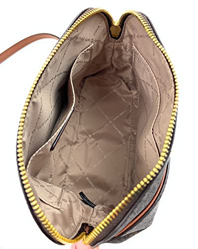 Michael Kors Brown Leather Crossbody Handbag
