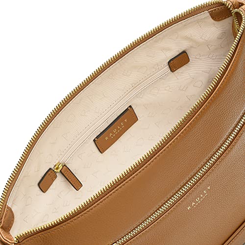 RADLEY London Maddox Road Caramel Handbag with Crossbody Strap