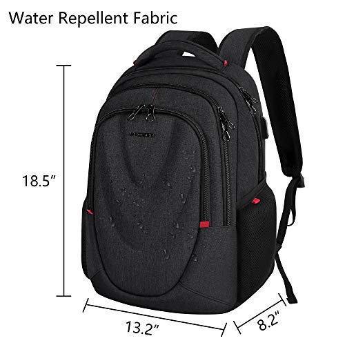 KROSER Laptop Backpack: 15.6 Inch Water-Repellent Designer Handbag