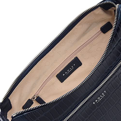 Radley London Pear Gardens Croc-Zip Medium Shoulder Bag