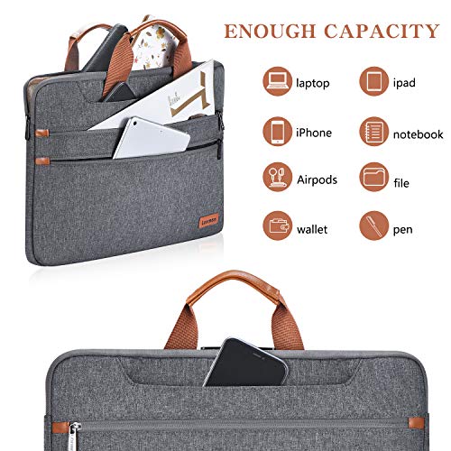 Designer Gray Laptop Shoulder Bag for 17.3" Laptops