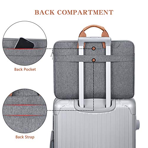 Designer Gray Laptop Shoulder Bag for 17.3" Laptops