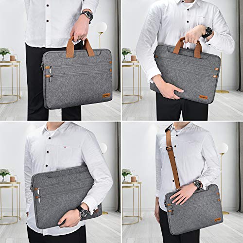 Designer Gray Laptop Shoulder Bag for 17.3" Laptops