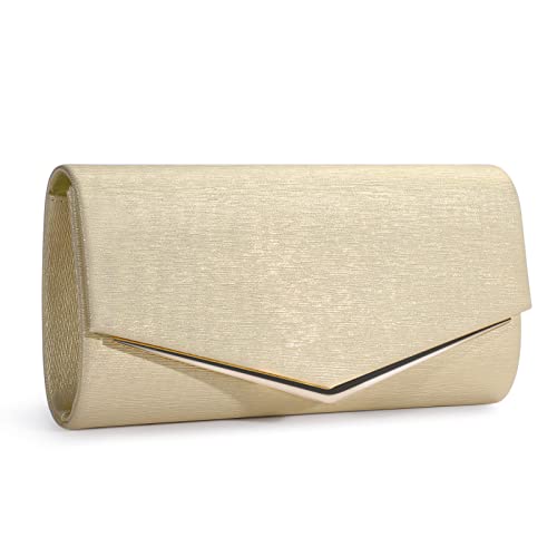 BAIGIO Glitter Envelope Clutch Purse for Women