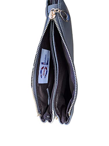 Gold Designer Clutch with Crossbody and Shoulder Strap