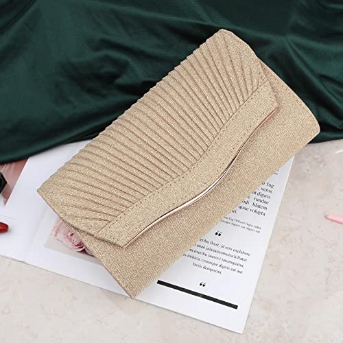 UBORSE Damen Clutch Handtasche mit Kette - Modische Envelope