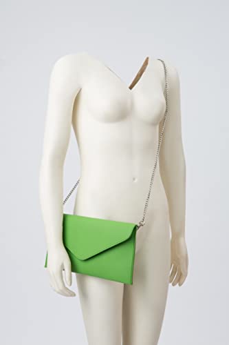Verapelle Italian Suede Envelope Clutch - Designer Handbag