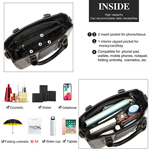 Miss Lulu Retro Stripes Crossbody Shoulder Bag