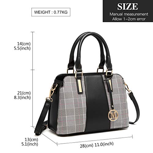 Miss Lulu Retro Stripes Crossbody Shoulder Bag