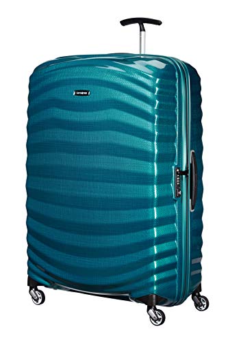 Petrol blue Samsonite designer handbag, 81 cm