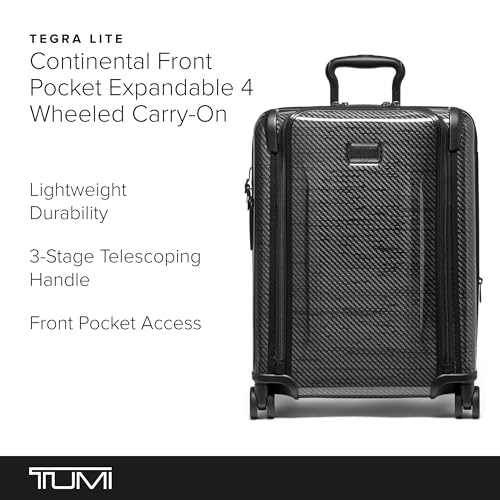 TUMI Continental Handgepäck: Erweiterbar, 4 Räder, Schwarz/Grau