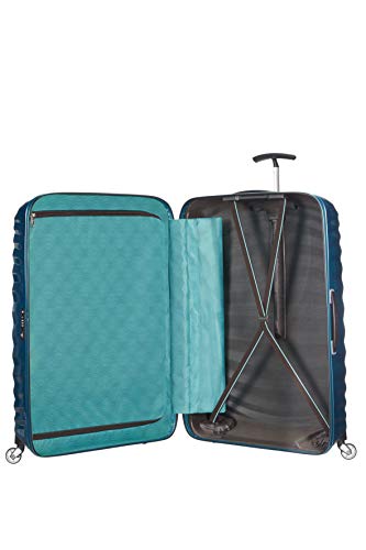 Petrol blue Samsonite designer handbag, 81 cm