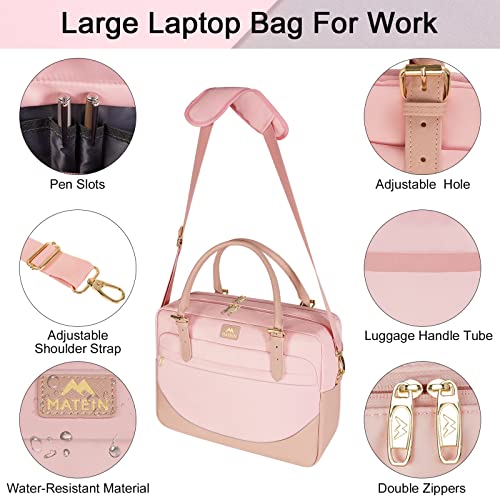 Pink Designer Laptop Handbag for Women