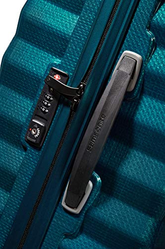 Petrol blue Samsonite designer handbag, 81 cm