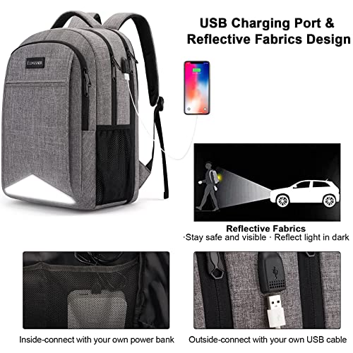 Lumesner 15.6 inch Designer Laptop Backpack with USB