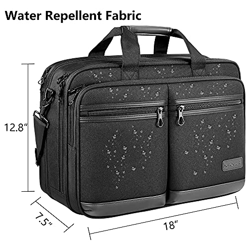 KROSER Stylish Laptop Briefcase, Fits Up to 17.3 Inch